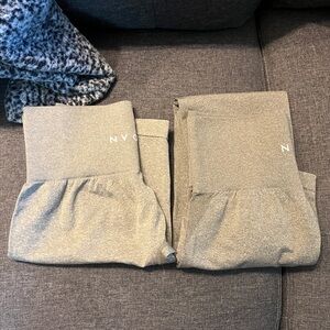Olive Green NVGTN legging and short bundle
